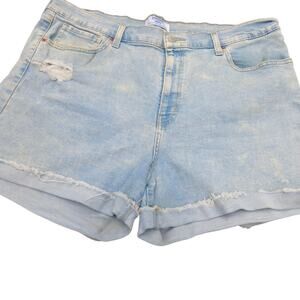 Denizen From Levi's Vintage High-Rise Shorts Light Wash Size 16 W-34"
